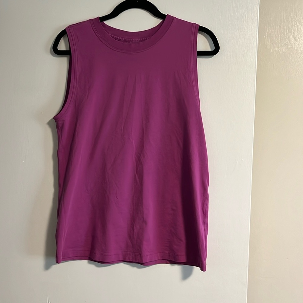 Women’s Lululemon all yours tank top. Covid plum. Size 6